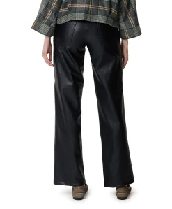5-Pocket Straight dames broek zwart
