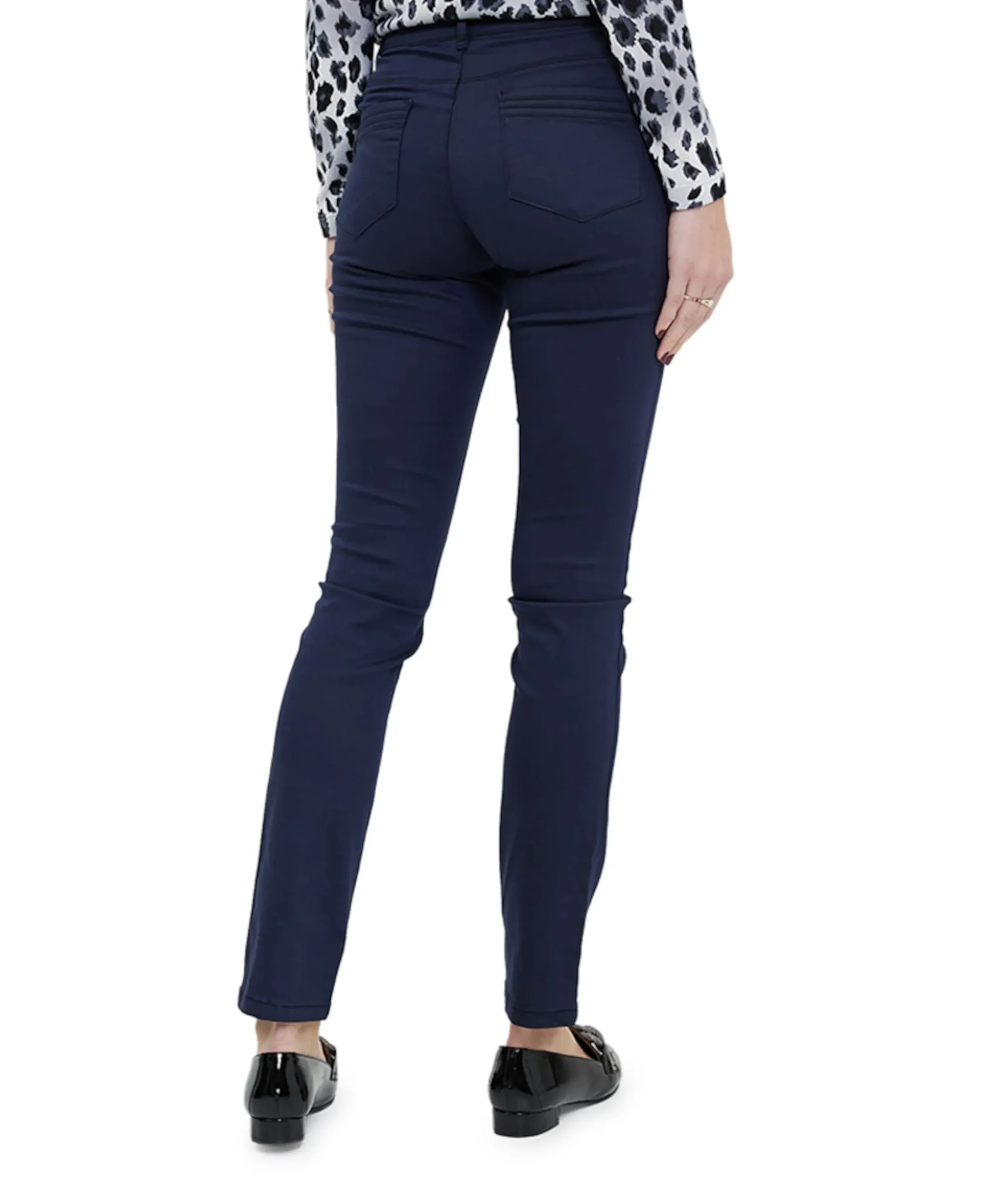 5 Pocket Super Stretch Lang dames broek blauw
