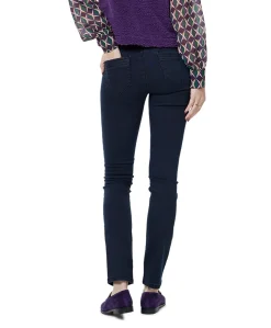 5 Pocket Super Stretch Lang dames broek blauw