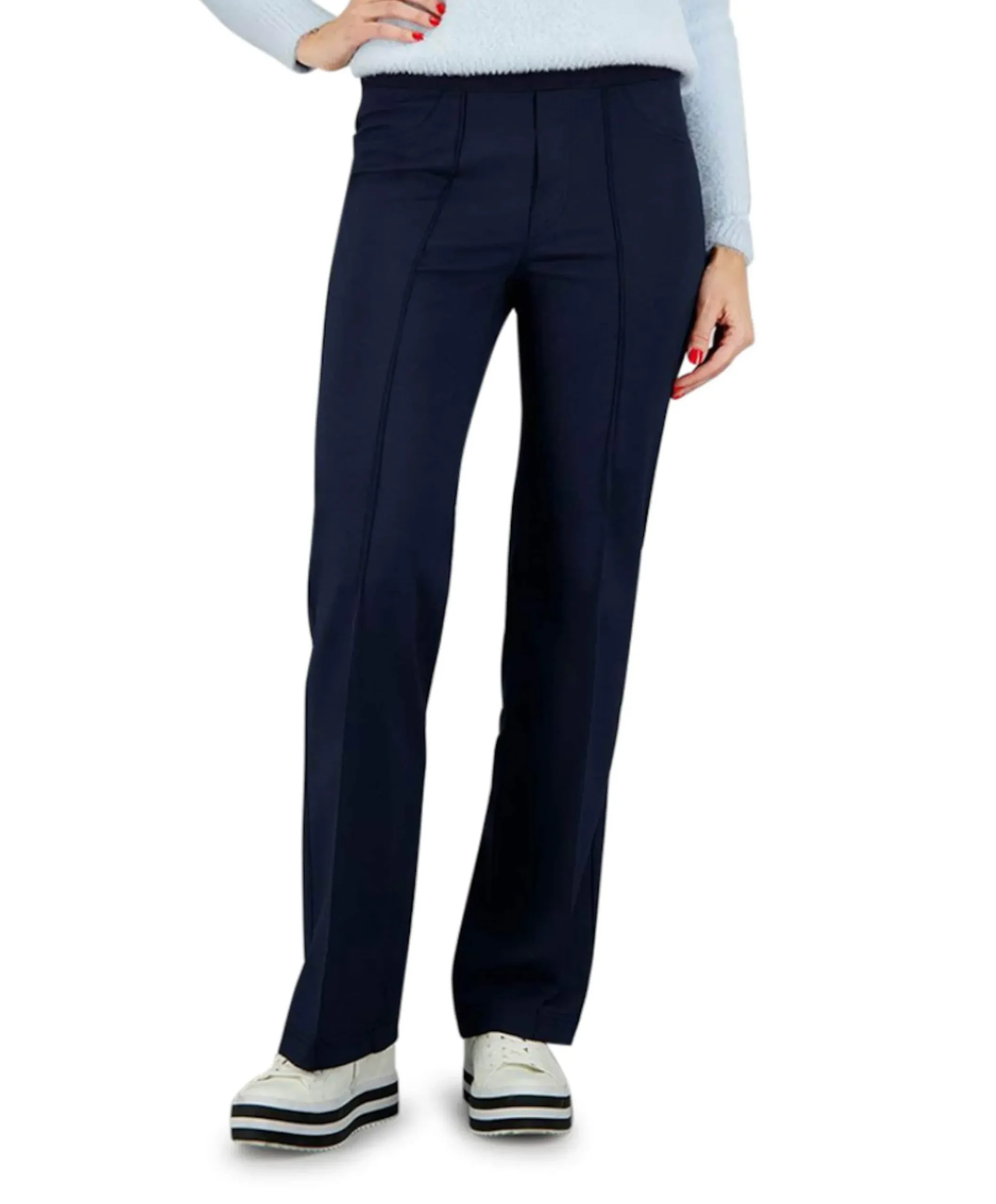 Pull On Slim dames broek blauw