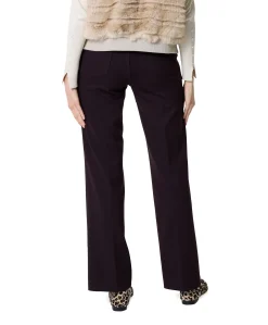 Pull On Slim dames broek bordeaux