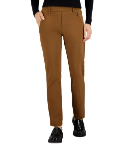 Pull On Slim dames broek bruin