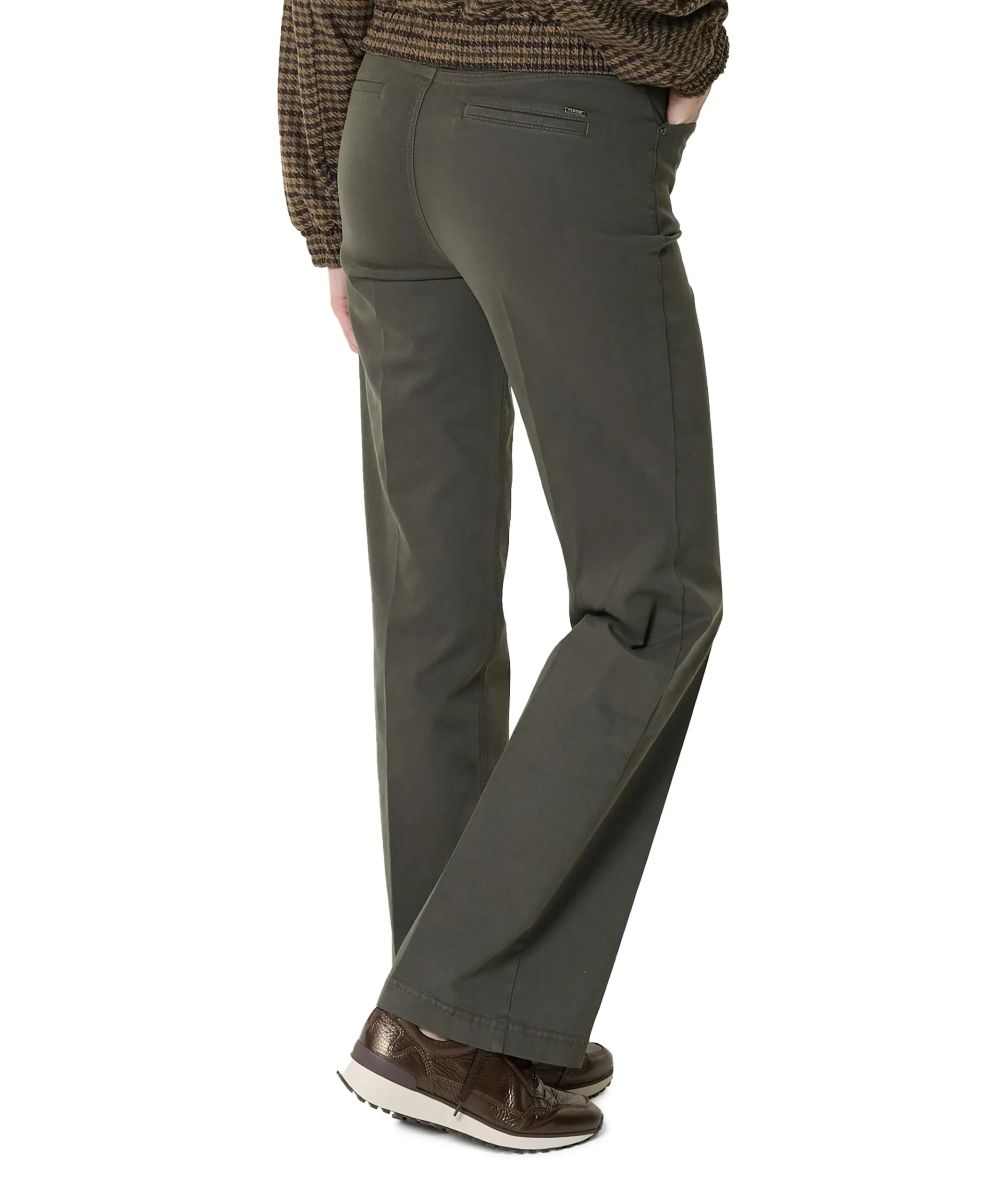 Pull On Slim dames broek groen