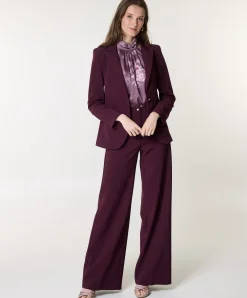 REWI 4.950.0001-B - dames broek bordeaux
