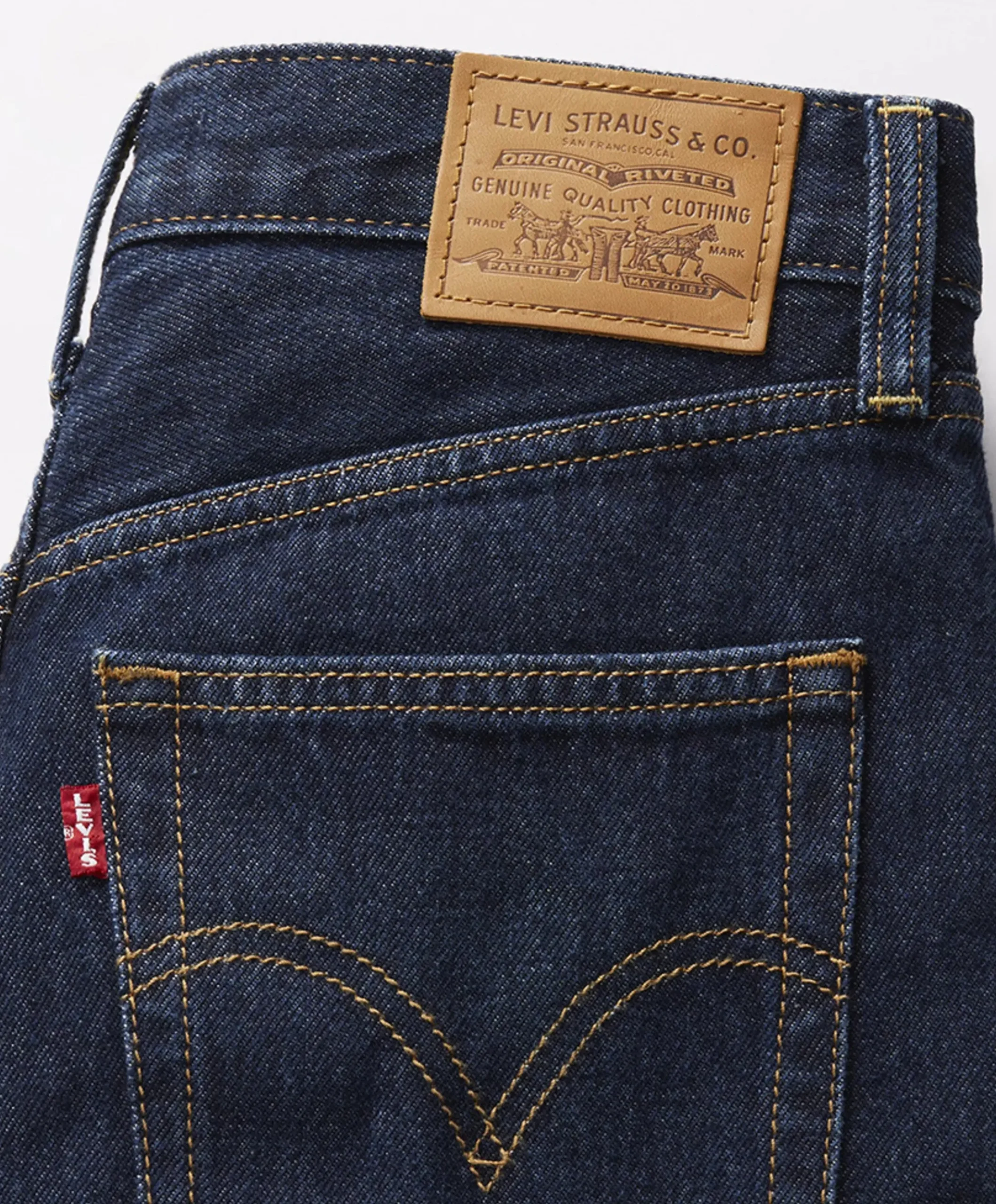 RIBCAGE WIDE LEG H223 SHADED VIEW dames jeans blauw