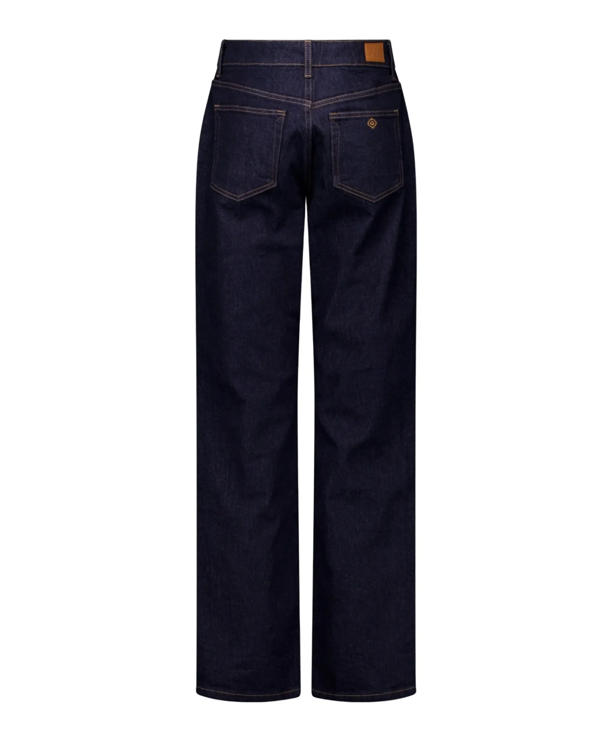 Sage straight dames jeans blauw