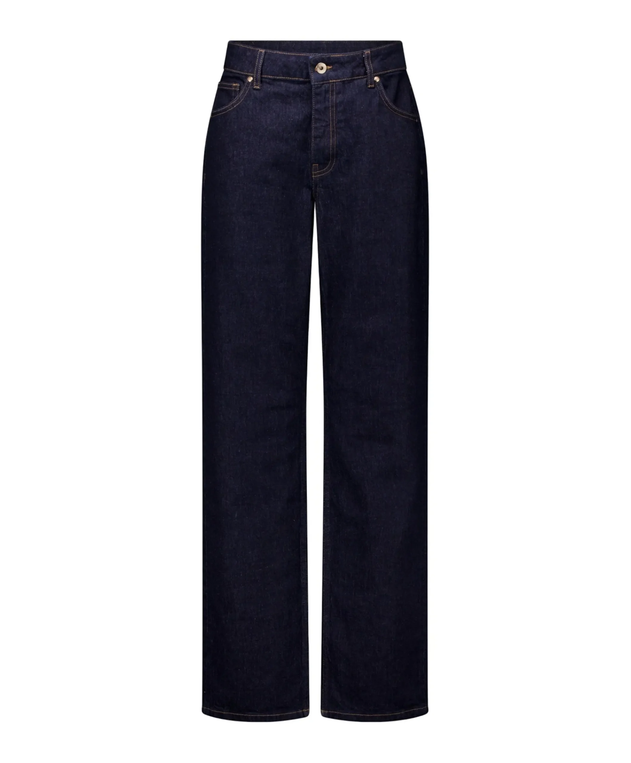 Sage straight dames jeans blauw