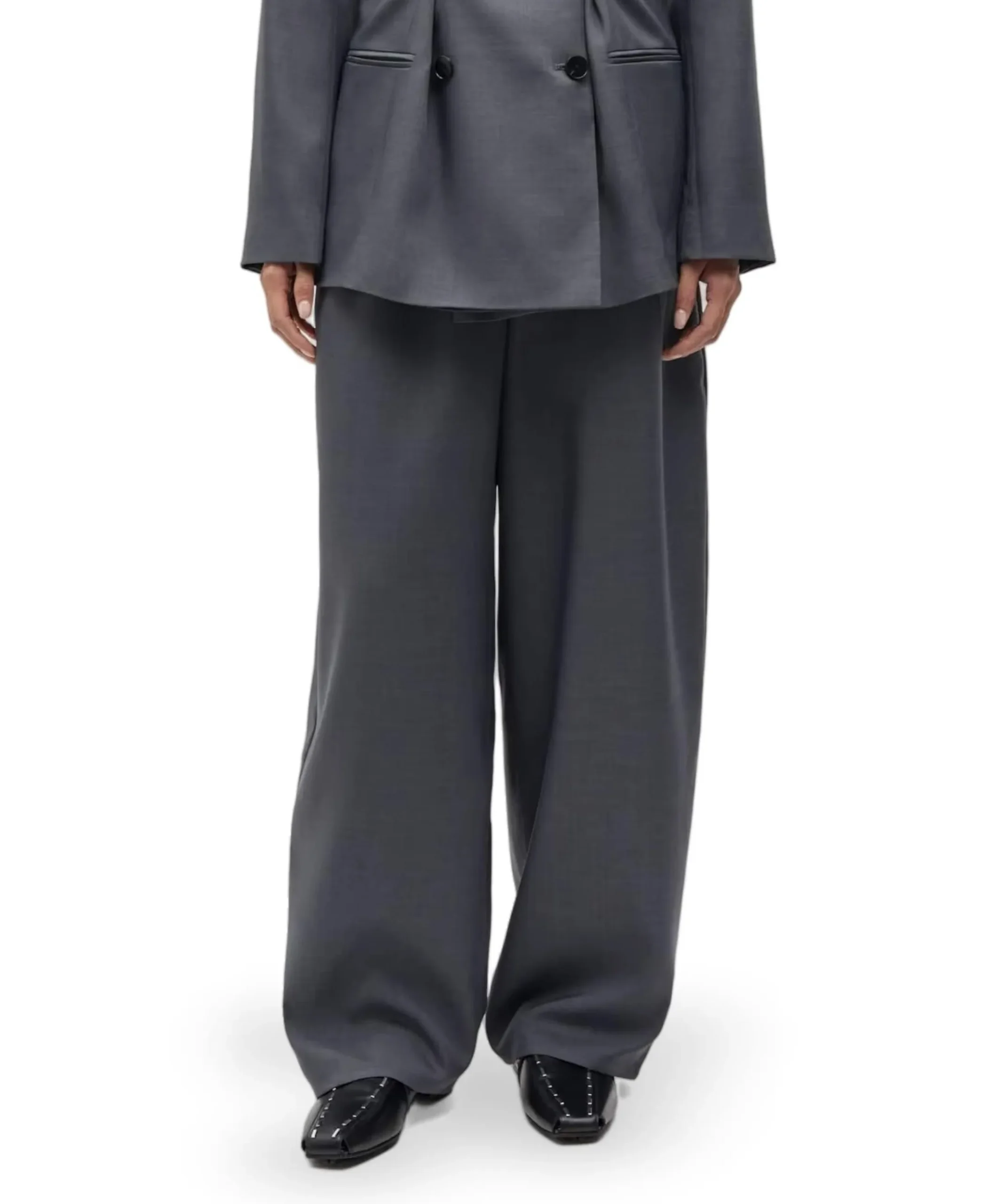 SAHARPER PLEAT 16178 dames broek grijs