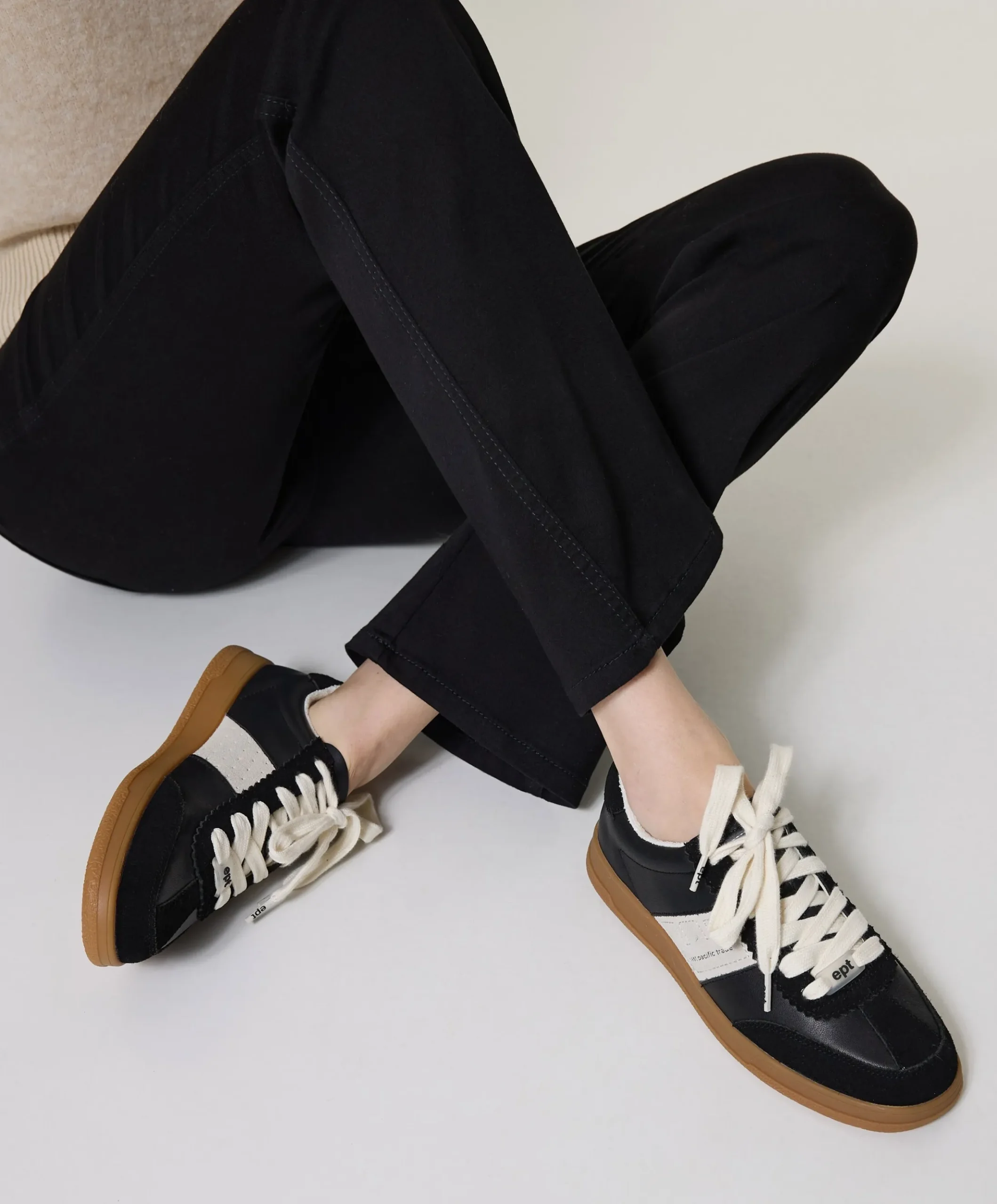 SANTOS dames sneakers zwart