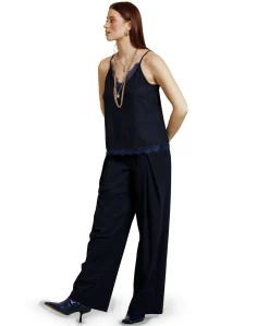 Sari dames broek blauw