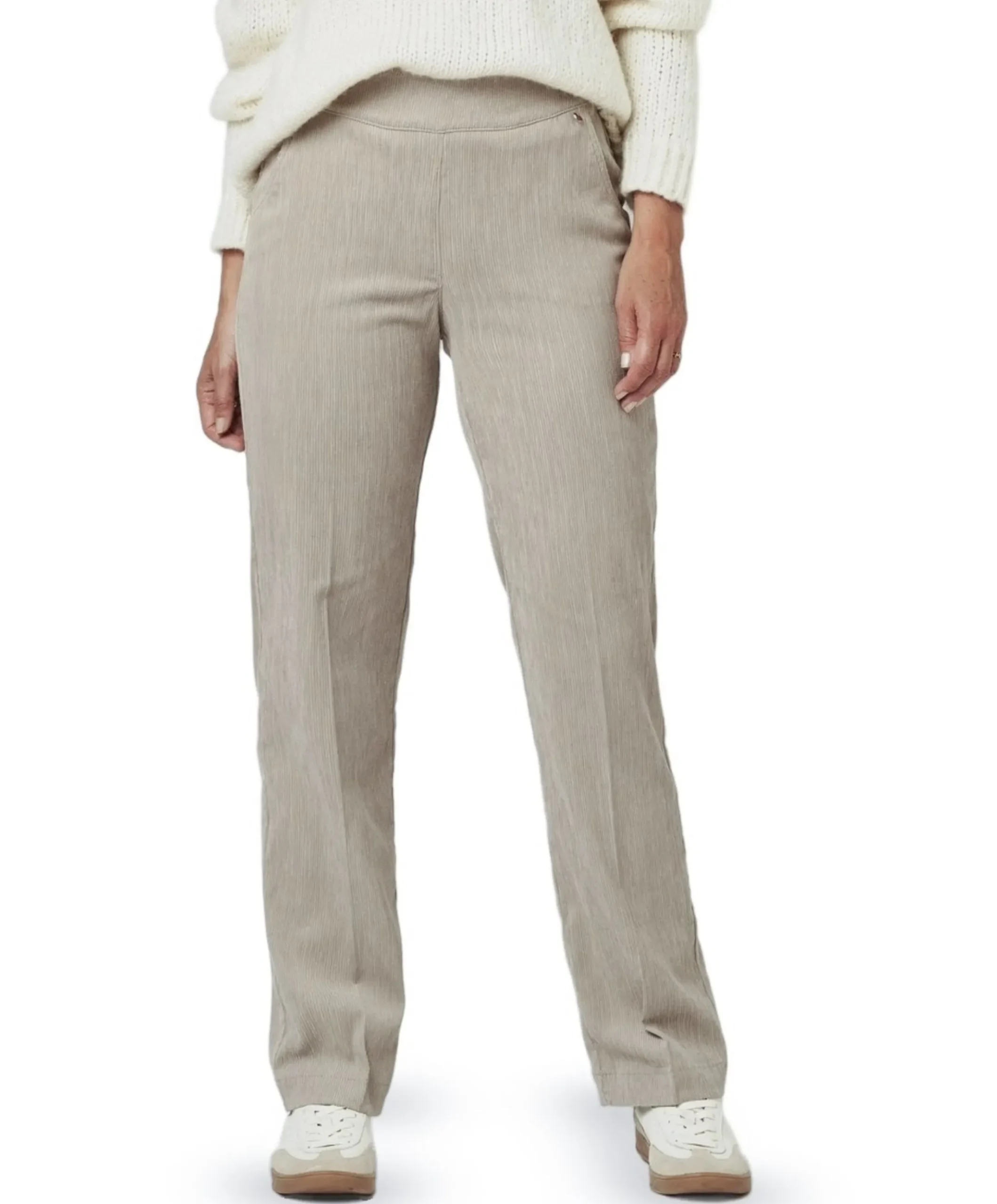 Scarlet Wide Leg dames broek beige