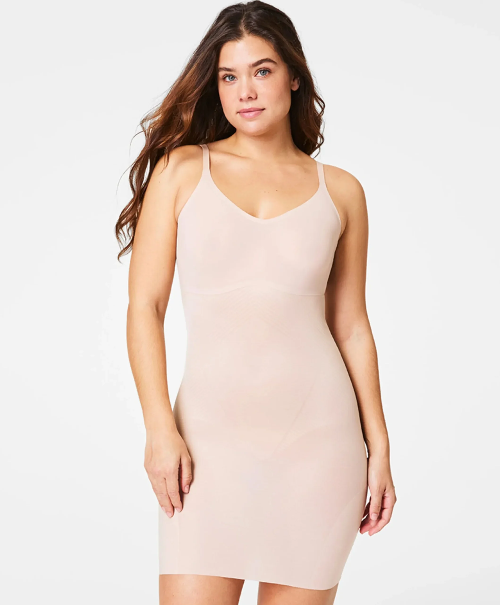 Shapewear jurk beige