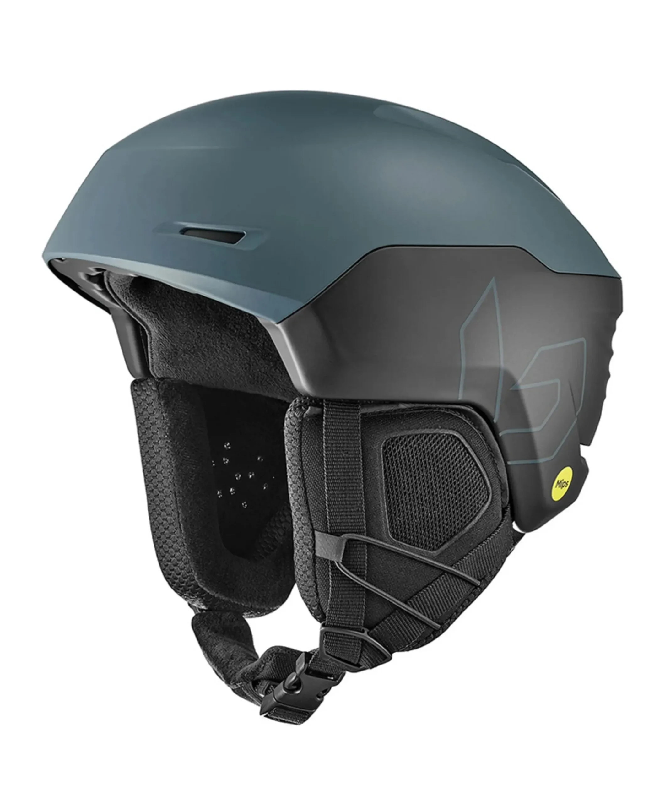 Skihelm blauw