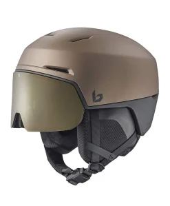 Skihelm bruin