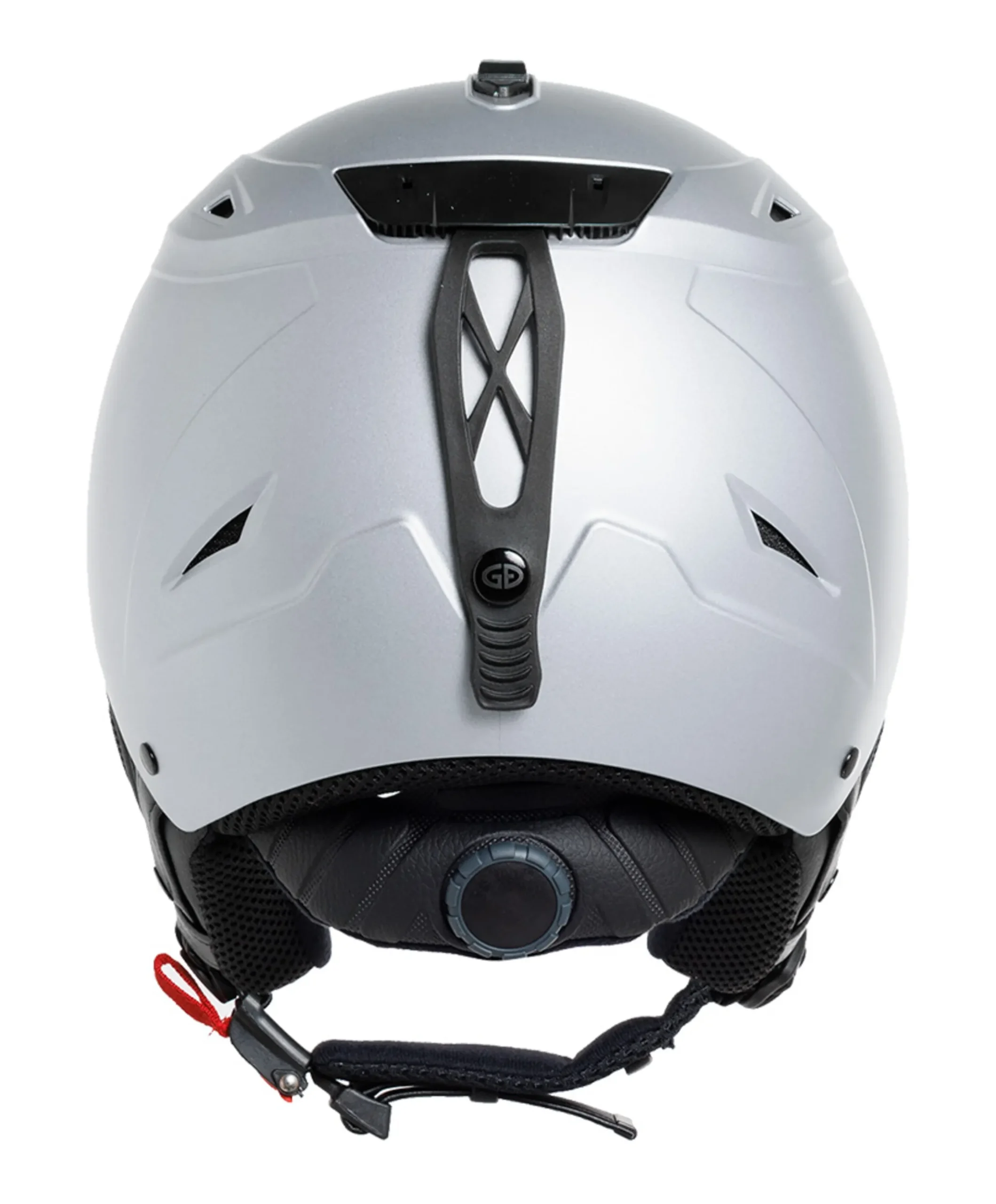Skihelm zilver