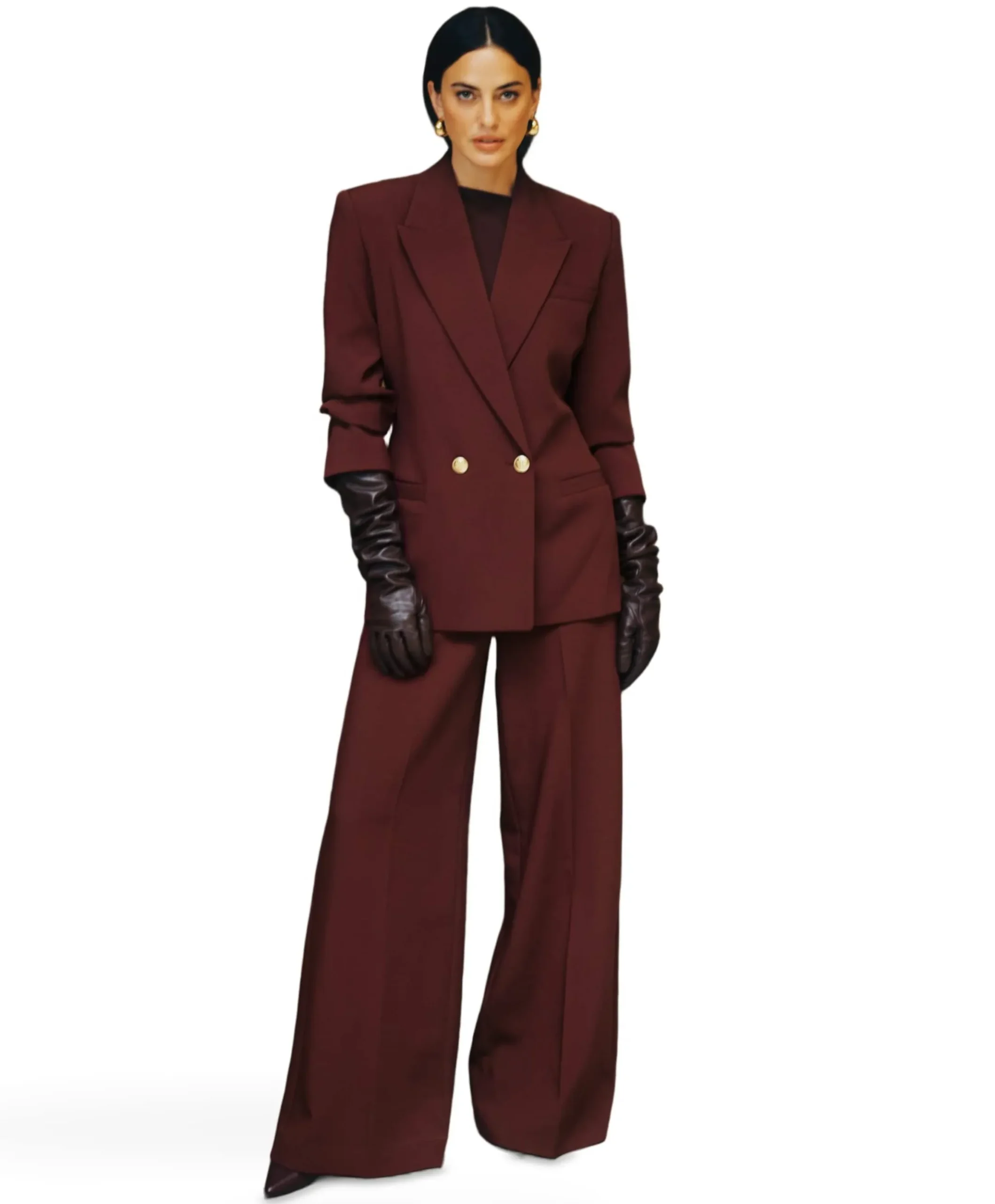 SKY dames broek bordeaux