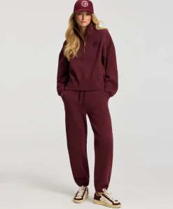 Sofia Jogger dames trainingsbroek bordeaux