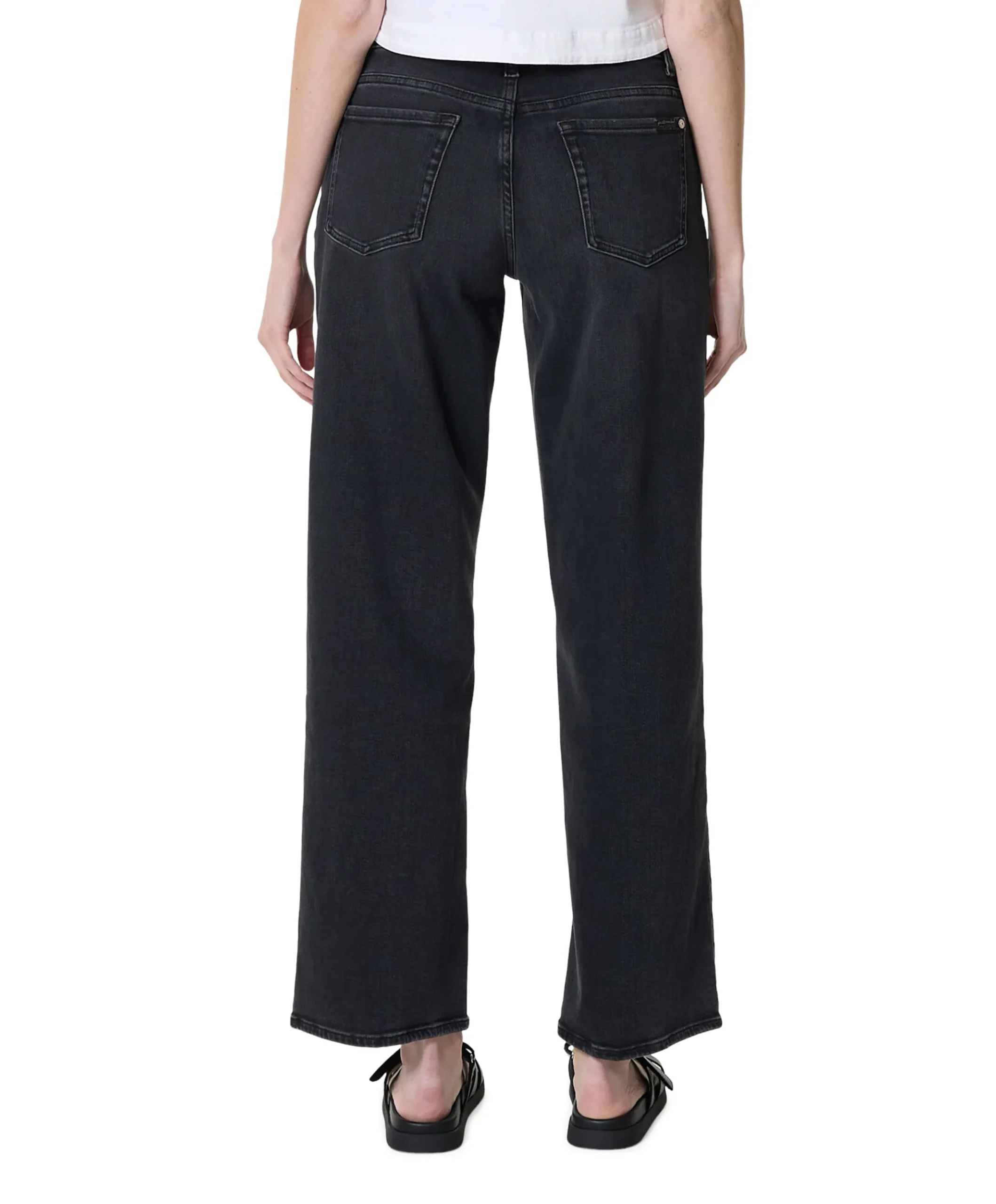 Stovpipe Straight dames jeans zwart