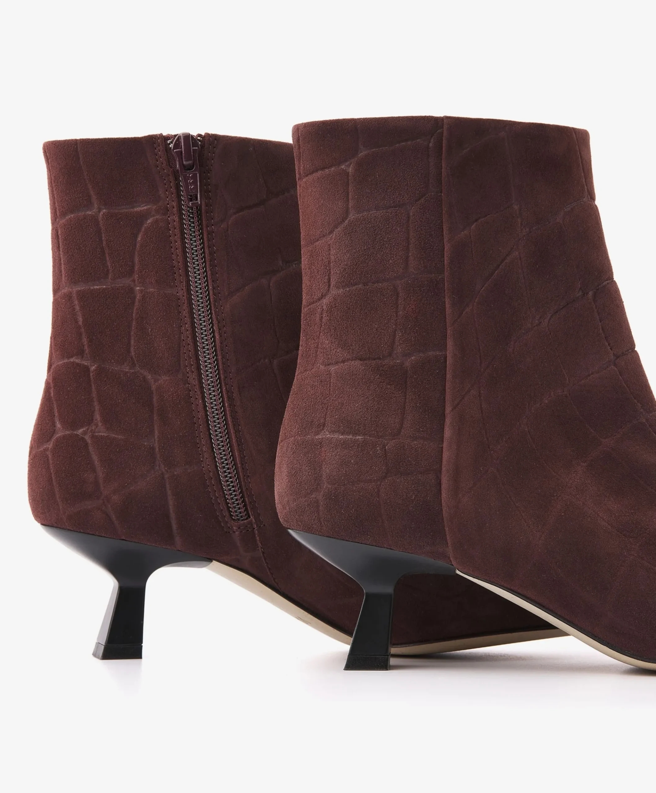 Suzy Franky dames enkellaarzen bordeaux