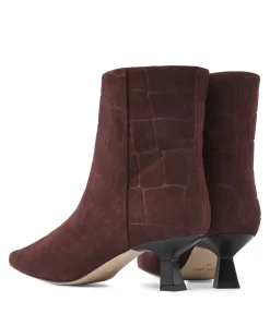 Suzy Franky dames enkellaarzen bordeaux