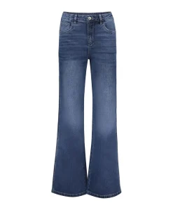 Tape dames jeans blauw