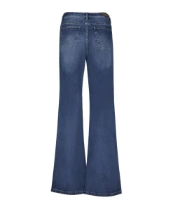 Tape dames jeans blauw