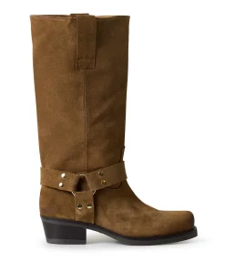 Texas Boot - Suede dames laarzen bruin