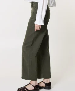 The Half Pipe Flood dames jeans groen