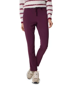 Travel casual broek bordeaux