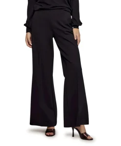 Trousers boot cut punto milano (4s2197) zwart