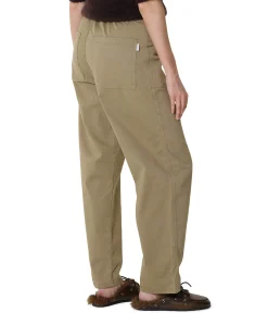 Trousers dames broek beige