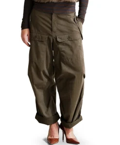 Trousers dames broek bruin