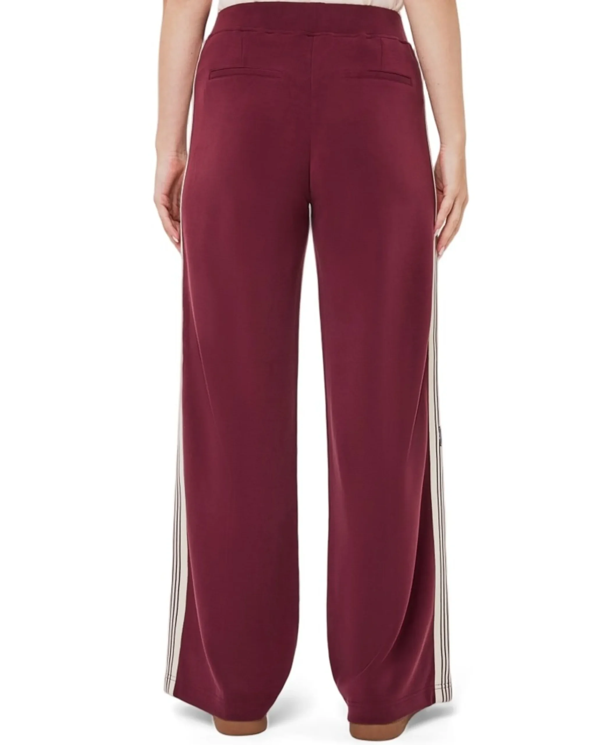 Trousers tape Modal dames broek bordeaux