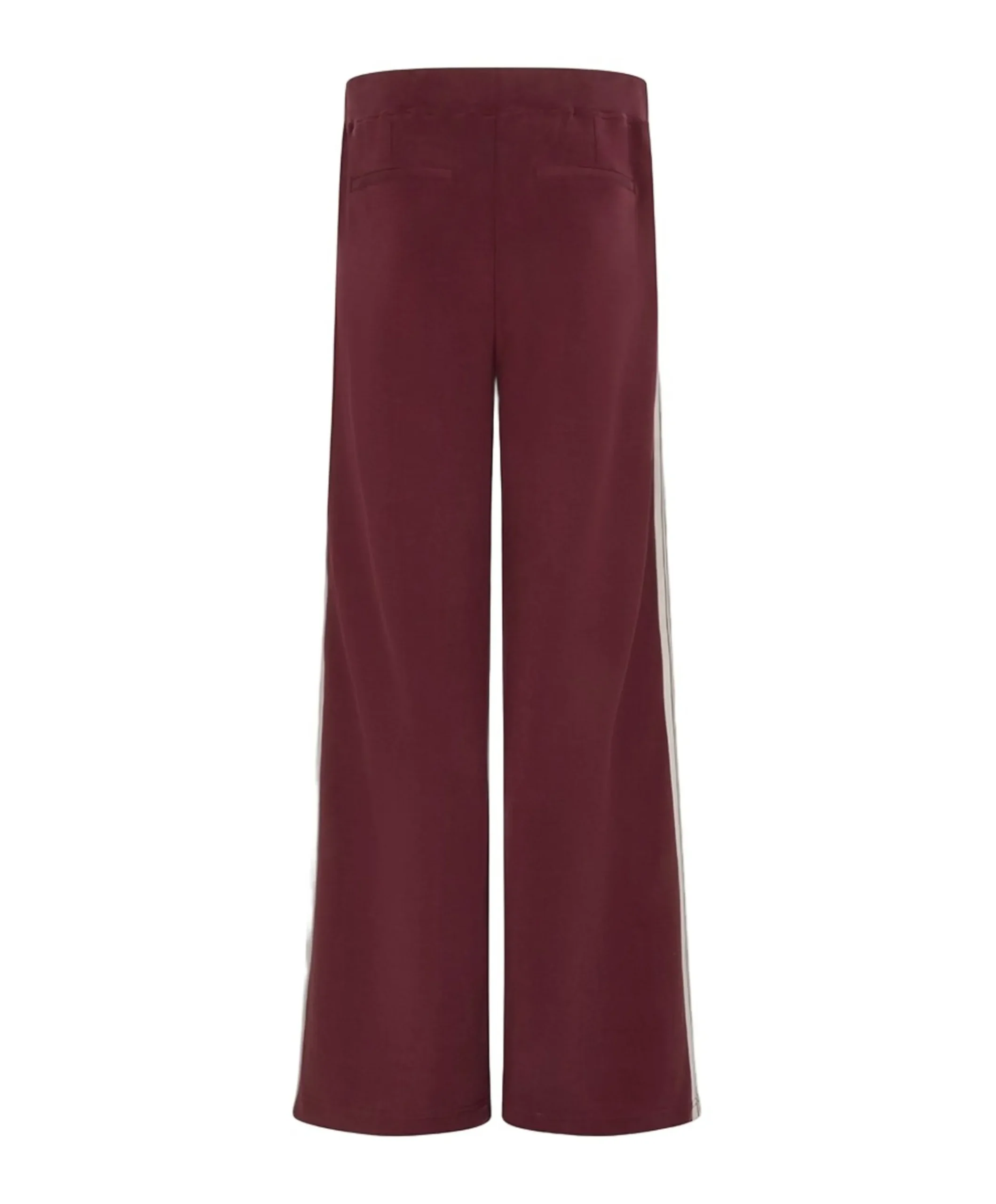 Trousers tape Modal dames broek bordeaux