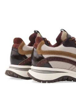 Usher Lott dames sneakers bordeaux
