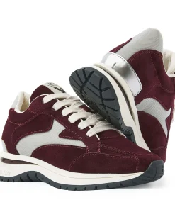 Usher Riggs dames sneakers bordeaux