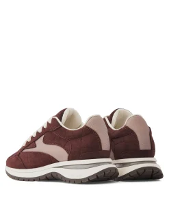 Usher Riggs dames sneakers bordeaux