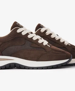 Usher Riggs dames sneakers bruin