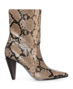 VALINDA TETI dames enkellaarzen beige