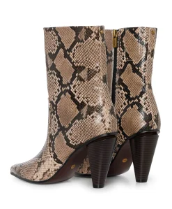 VALINDA TETI dames enkellaarzen beige