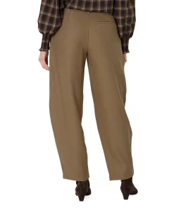 VIAGGI HW TAILORED BARREL dames pantalon beige