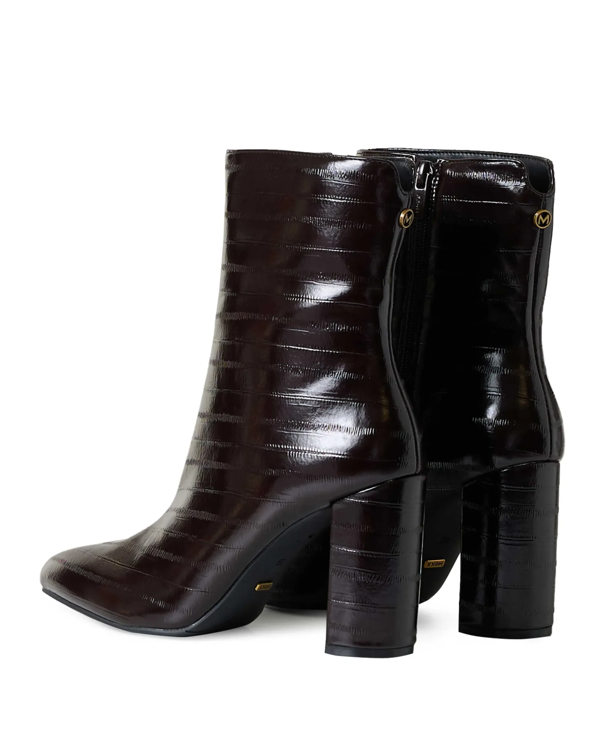 VIDA INDY dames enkellaarzen bruin