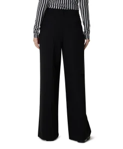 31148 VolaCC Long Pleat Pant dames pantalon zwart