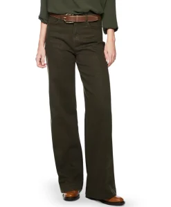 WARRI dames jeans groen
