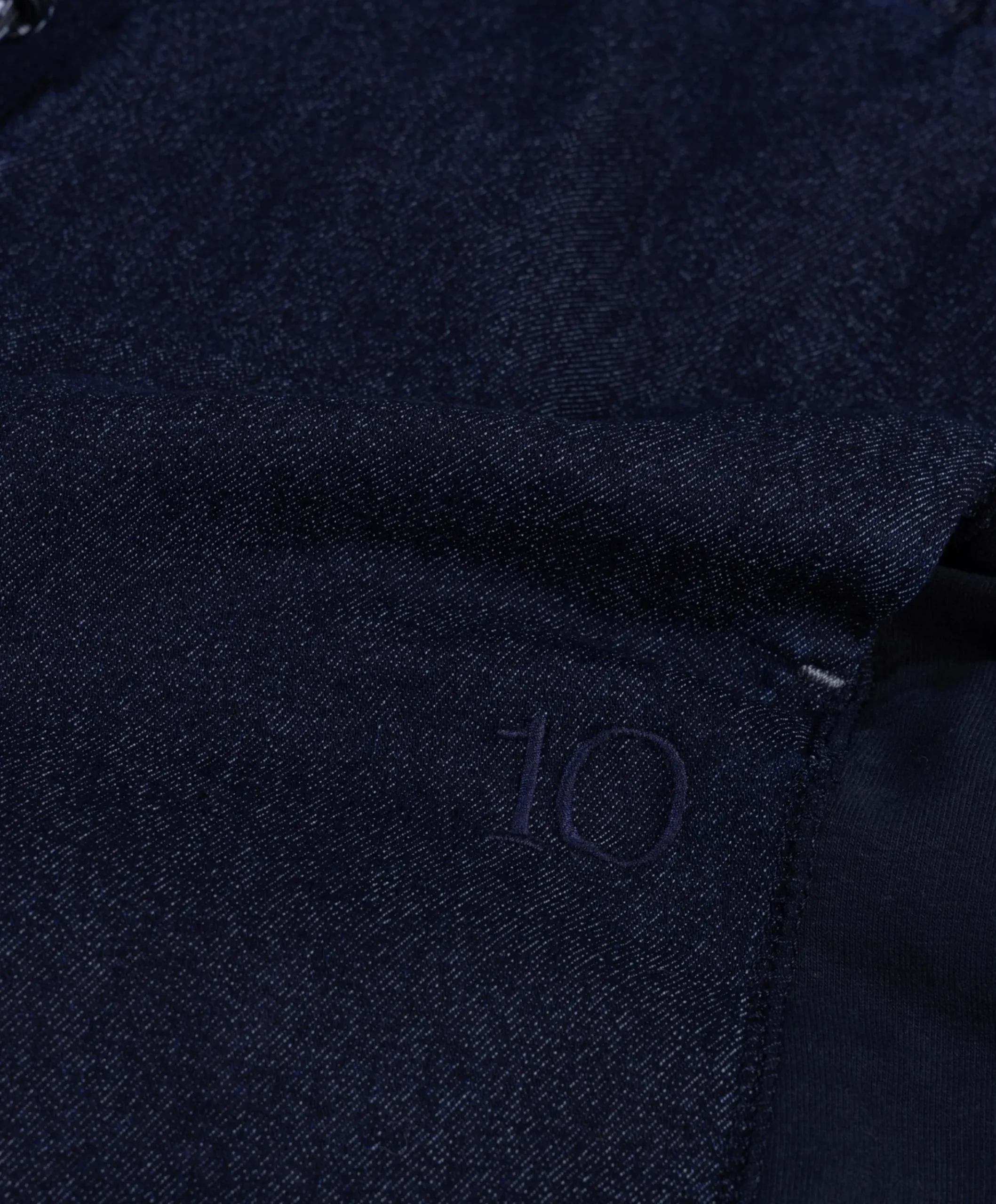 western chambray dames broek blauw