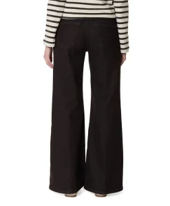 WIDE dames jeans bruin