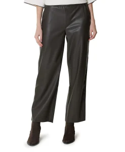 Wide leg dames broek bruin