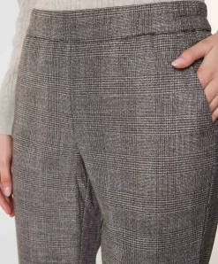 Wide leg dames broek bruin