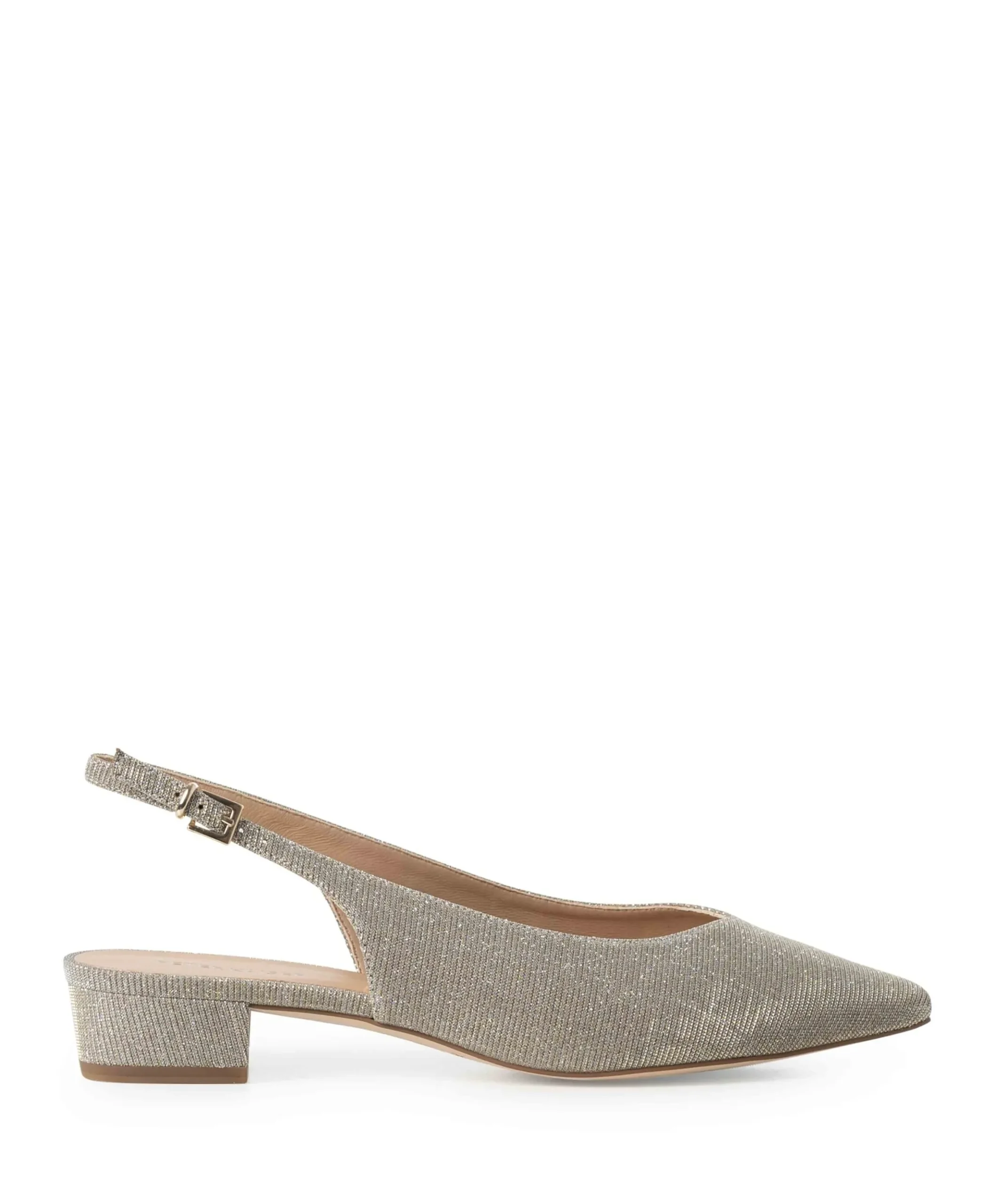 Women Sling dames slingbacks goud