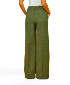 Woody Lush dames pantalon groen